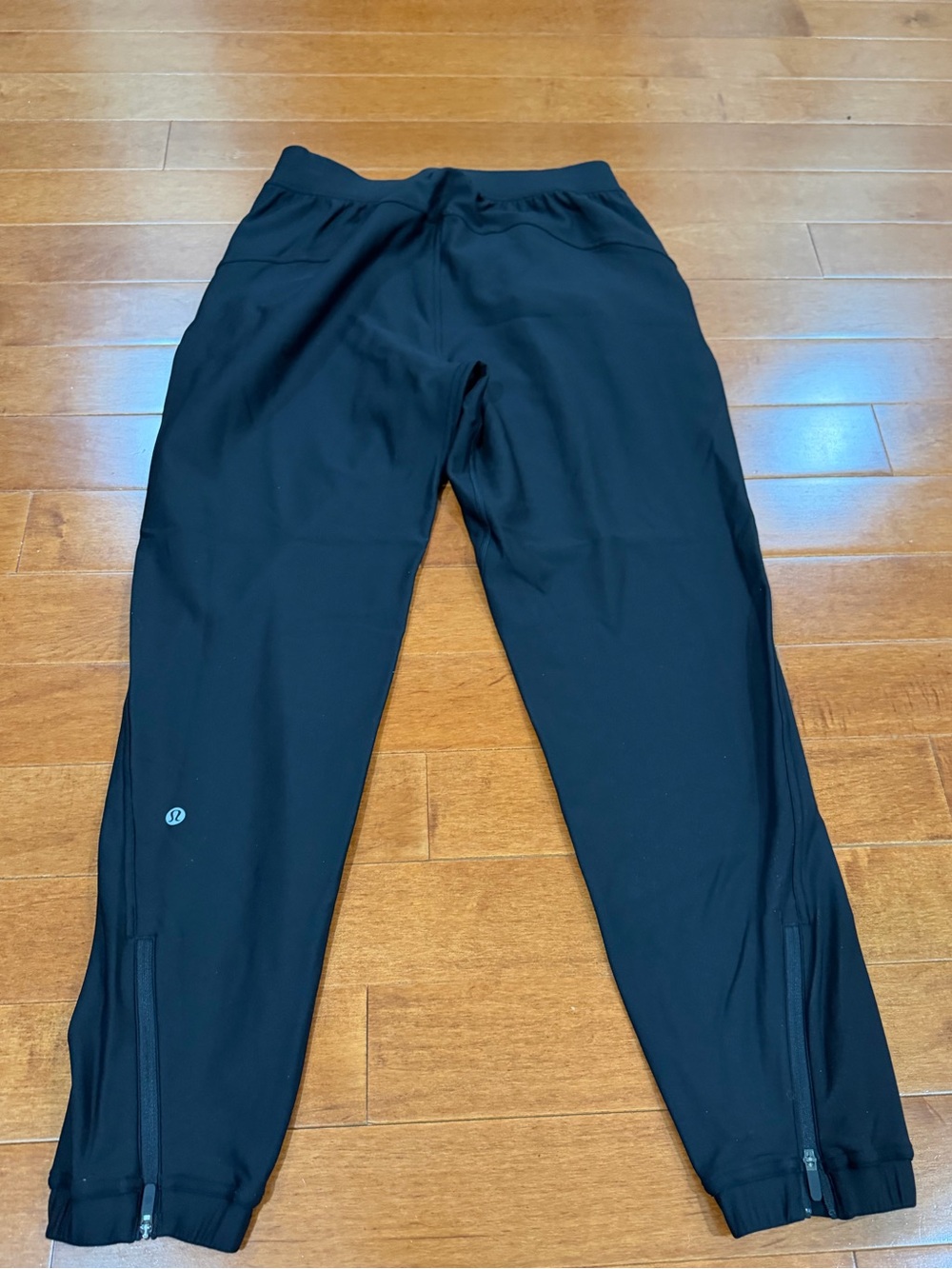 Lululemon Black Elastic Waist Zip Cuffs Adapted State High Rise Joggers Pants 6 - Picture 4 of 6